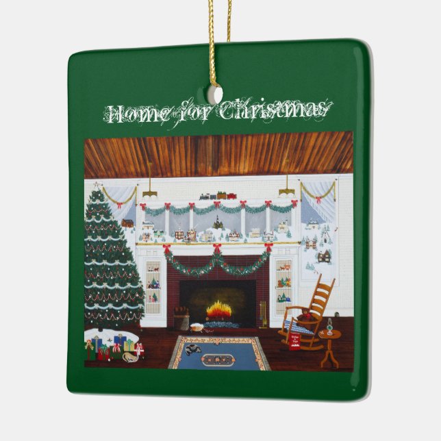 "Home for Christmas" Ornament (Left)