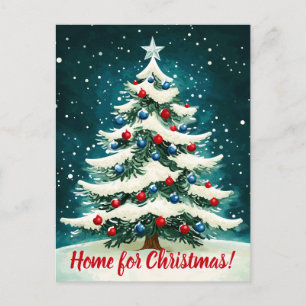 Home for Christmas Postcard