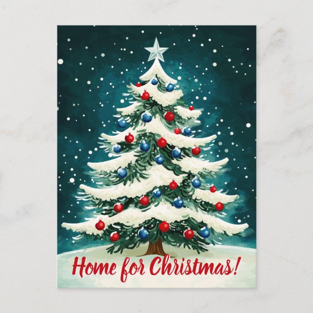 Home for Christmas Postcard (Front)