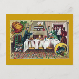 Home for Thanksgiving Holiday Postcard