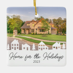 Home for the Holidays Ceramic Ornament