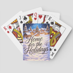 'Home for the Holidays' Classic Playing Cards