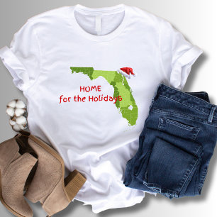 Home For The Holidays Florida Winter Christmas  T-Shirt