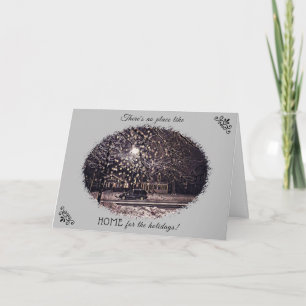 Home for the Holidays Folded Greeting Card
