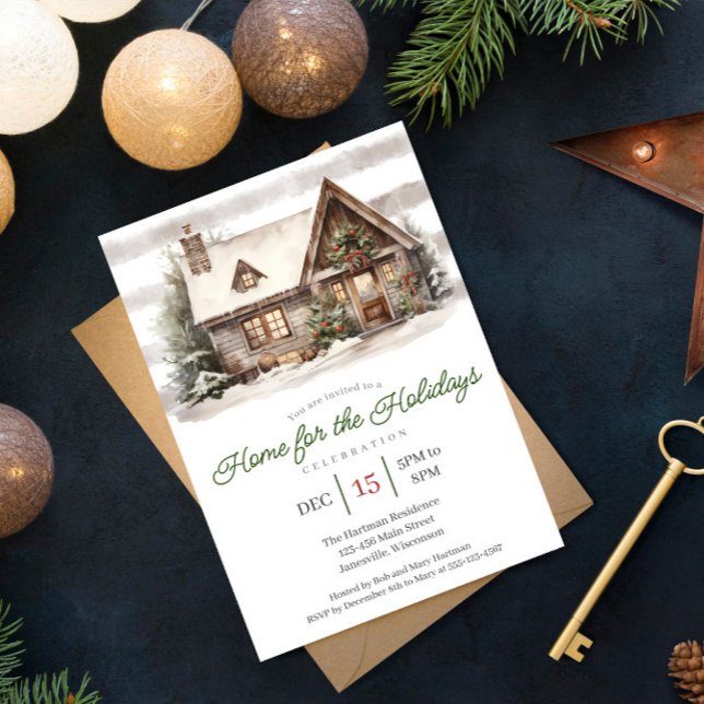Home for the Holidays Party Invitation (Creator Uploaded)