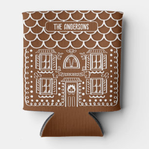 Home for the Holidays Personalised Gingerbread  Can Cooler