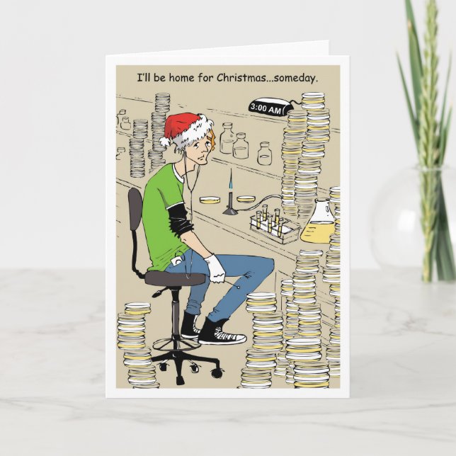 Home for X-mas Holiday Card (Front)