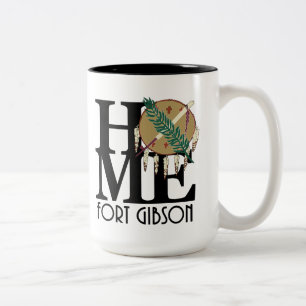 HOME Fort Gibson Oklahoma 15oz Two-Tone Coffee Mug