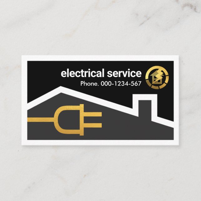 Home Frame Powered by Plug Business Card (Front)