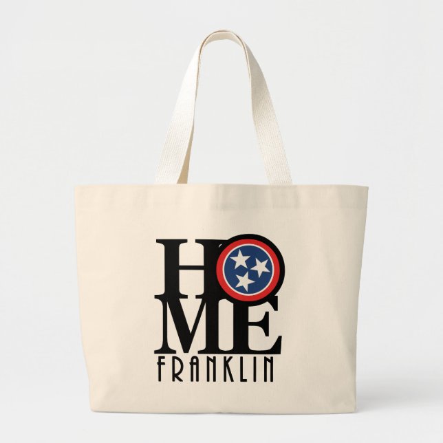 HOME Franklin Tennis Large Tote Bag (Front)