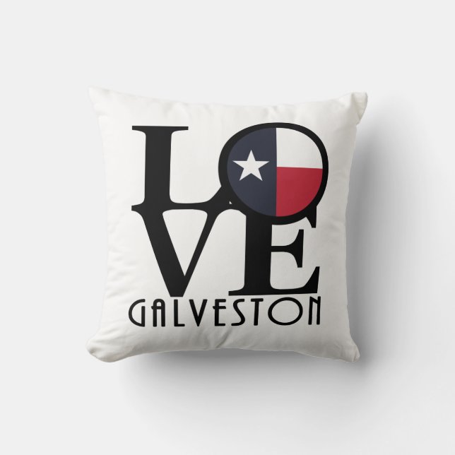 HOME (front) LOVE (back) Galveston Cushion (Front)