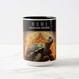 Home Galapagos Tortoise Two-Tone Coffee Mug