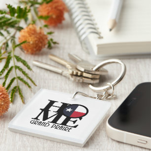 HOME Grand Prairie Texas Key Ring