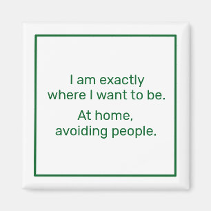Home (green) magnet