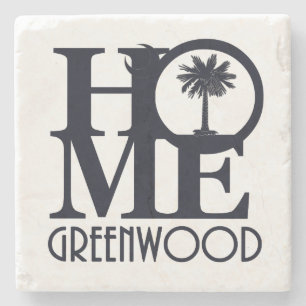 HOME Greenwood SC Stone Coaster