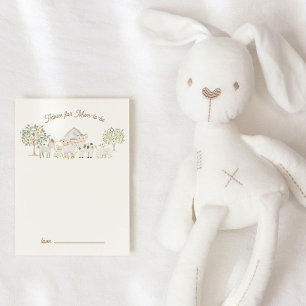 Home Grown Cutie Baby Shower Advice Card