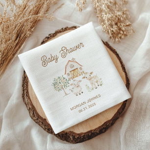 Home Grown Cutie Baby Shower Napkin