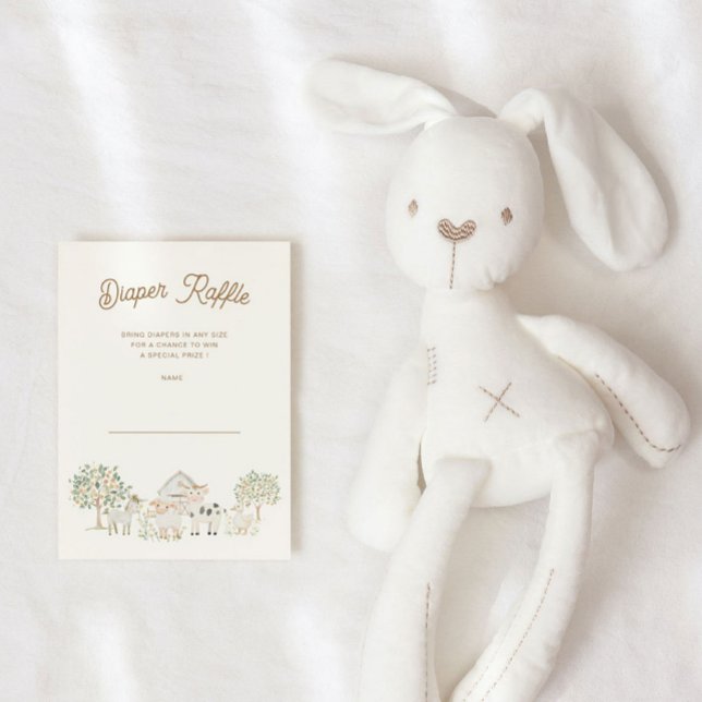 Home Grown Cutie Diaper Raffle Ticket Card (Creator Uploaded)