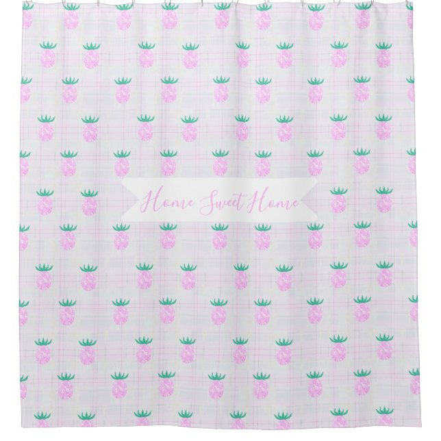 Home Grown Pineapples Shower Curtain (Front)