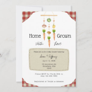 Home Grown With Love Invitation