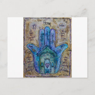 Home Hamsa Postcard