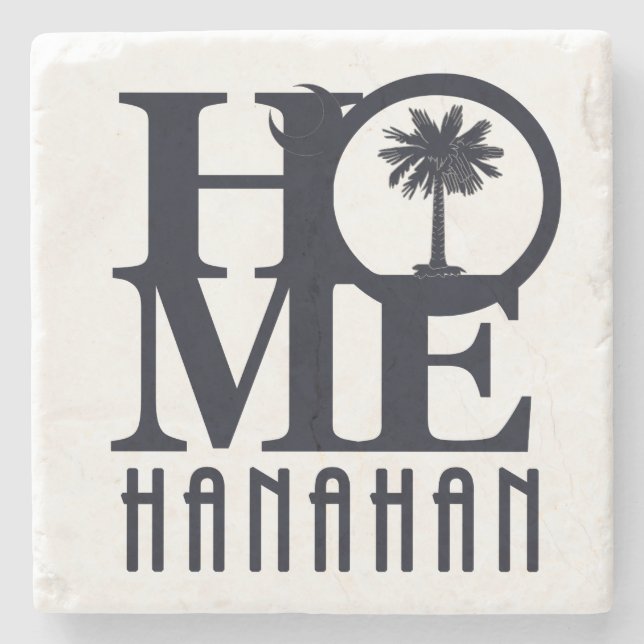 HOME Hanahan SC Stone Coaster (Front)