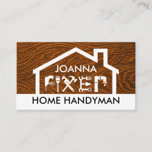 Home Handyman Tools Building Business Card