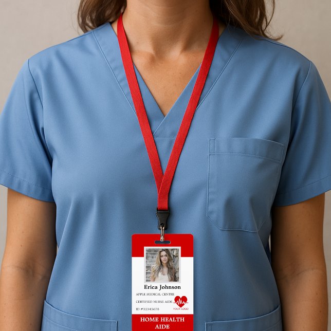 Home Health Aide Certified Nurse Aide home care ID Badge (Creator Uploaded)