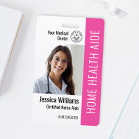 Home Health Aide Certified Nurse Aide Photo ID