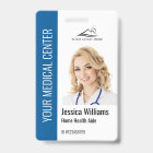 Home Health Aide Medical Photo ID Blue