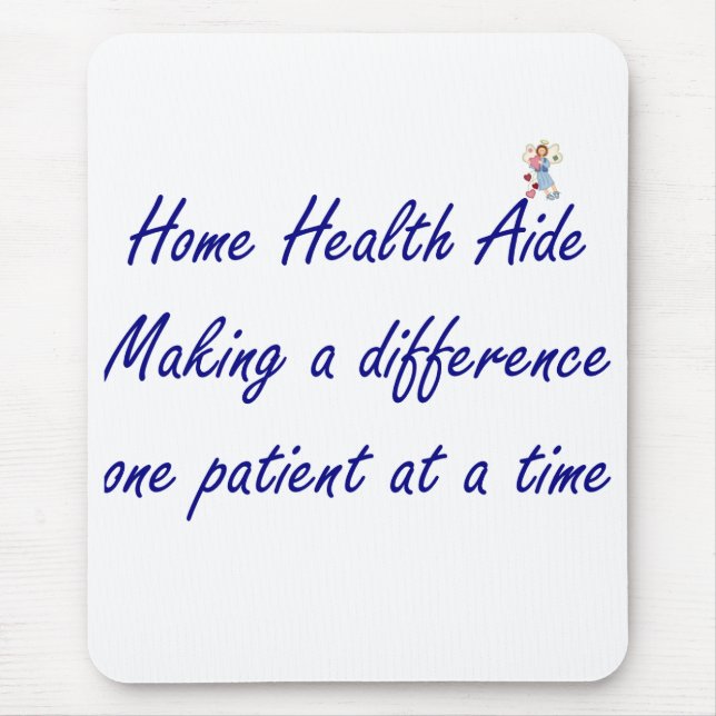 Home Health Aide Mouse Pad (Front)