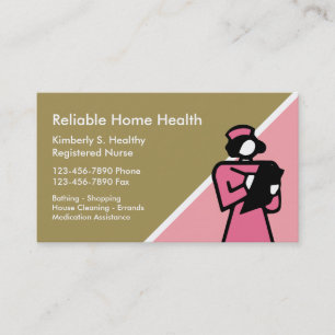 Home Health Medical Business Card