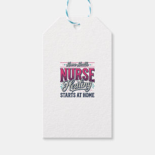 Home Health Nurse Healing Starts At Home Shirt Des Gift Tags