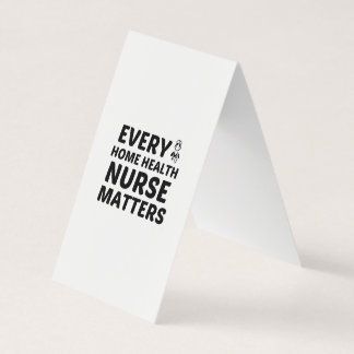 HOME HEALTH NURSE MATTERS BUSINESS CARD