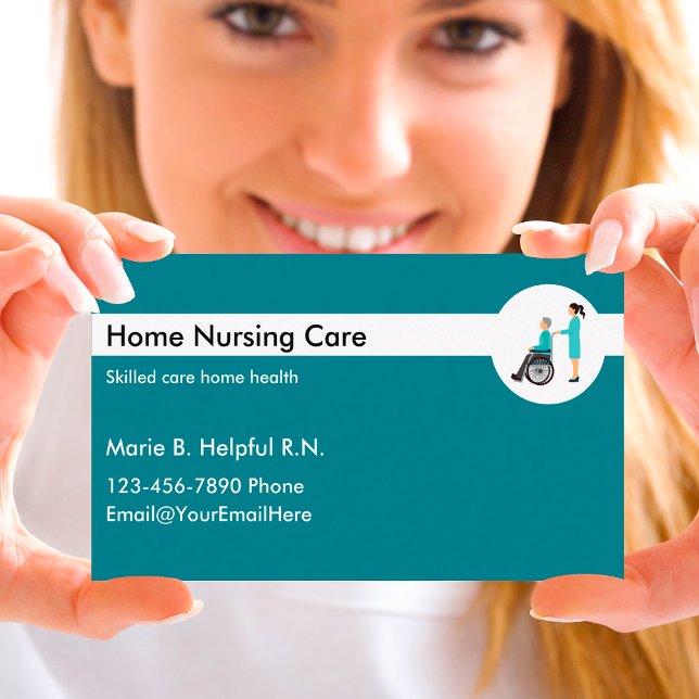 Home Health Nursing Business Card (Creator Uploaded)
