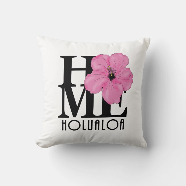 HOME Holualoa Pink Cushion (Front)