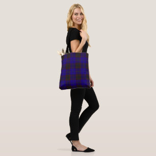 Home (Hume) Clan Scottish Tartan Plaid Tote Bag