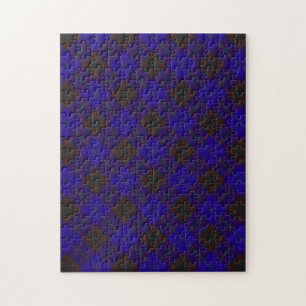 Home Hume Tartan Plaid Pattern Green Jigsaw Puzzle
