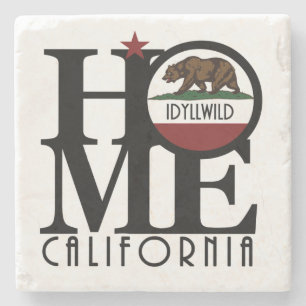 HOME Idyllwild California Stone Coaster