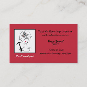 "Home Improvement and Construction" DIVA Business Card