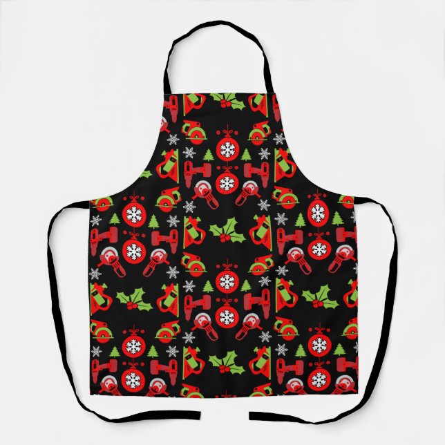 Home Improvement Christmas Gifts Apron (Front)