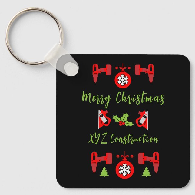 Home Improvement Christmas Gifts Key Ring (Front)