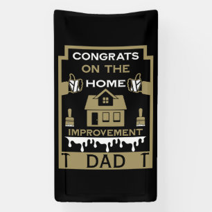 Home Improvement Congratulation Banner