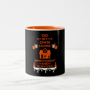 Home Improvement Congratulation Two-Tone Coffee Mug