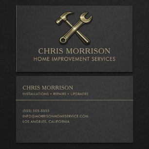Home Improvement Services Professional  Business Card