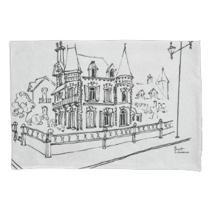 Home in Cobourg Normandy, France Pillowcase