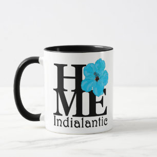 HOME Indialantic Blue Hibiscus 11oz Mug