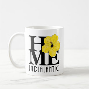 HOME Indialantic Yellow Hibiscus 11oz Coffee Mug