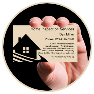 Home Inspection Services Business Cards