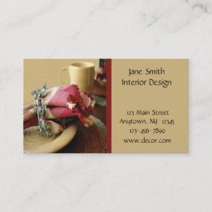 Home Interior Business Card